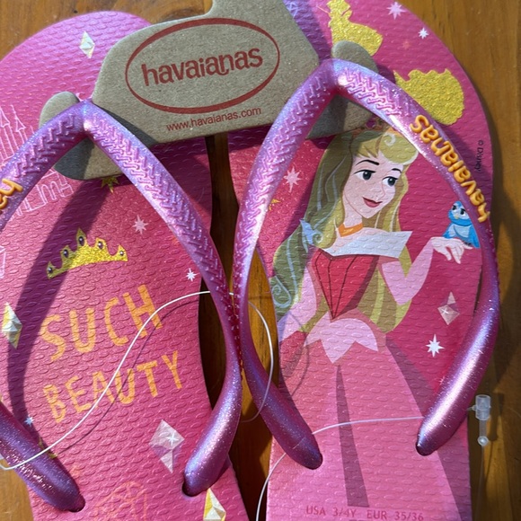 Havainas Kids Disney Princess Aurora - 3/4Y - Picture 3 of 3